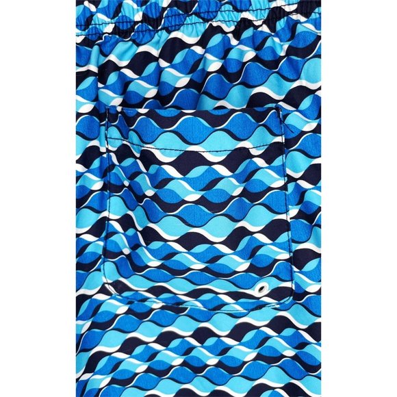 Speedo Board Swimsuit Swim Trunks Shorts Bottoms Mesh Liner Men’s Medium Blue - Picture 4 of 5